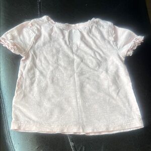GAP Light Pink Kids Tee with Rainbow Detail